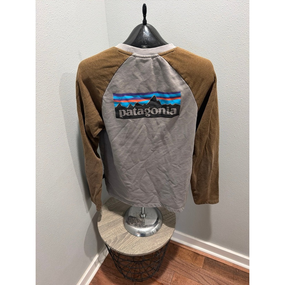 Patagonia Long Sleeve Pullover Lightweight Sweatshirt Medium Logo